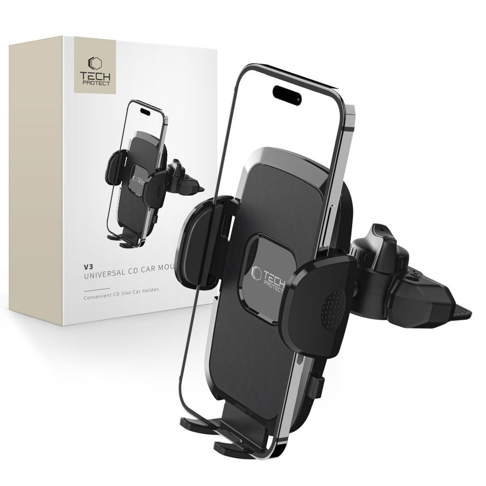 Tech-Protect V3 automobilinis telefono laikiklis CD lizdui - juodas -- Cell phone holders