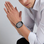 Tech-Protect nailoninis dirželis, skirtas Apple Watch 4/5/6/7/8/9/SE/Ultra 1/2 (42/44/45/49 mm) – juoda ir oranžinė --...