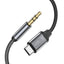 Tech-Protect UltraBoost garso USB-C / 3,5 mm mini lizdo kabelis 1 m - juodas -- Audio Cables