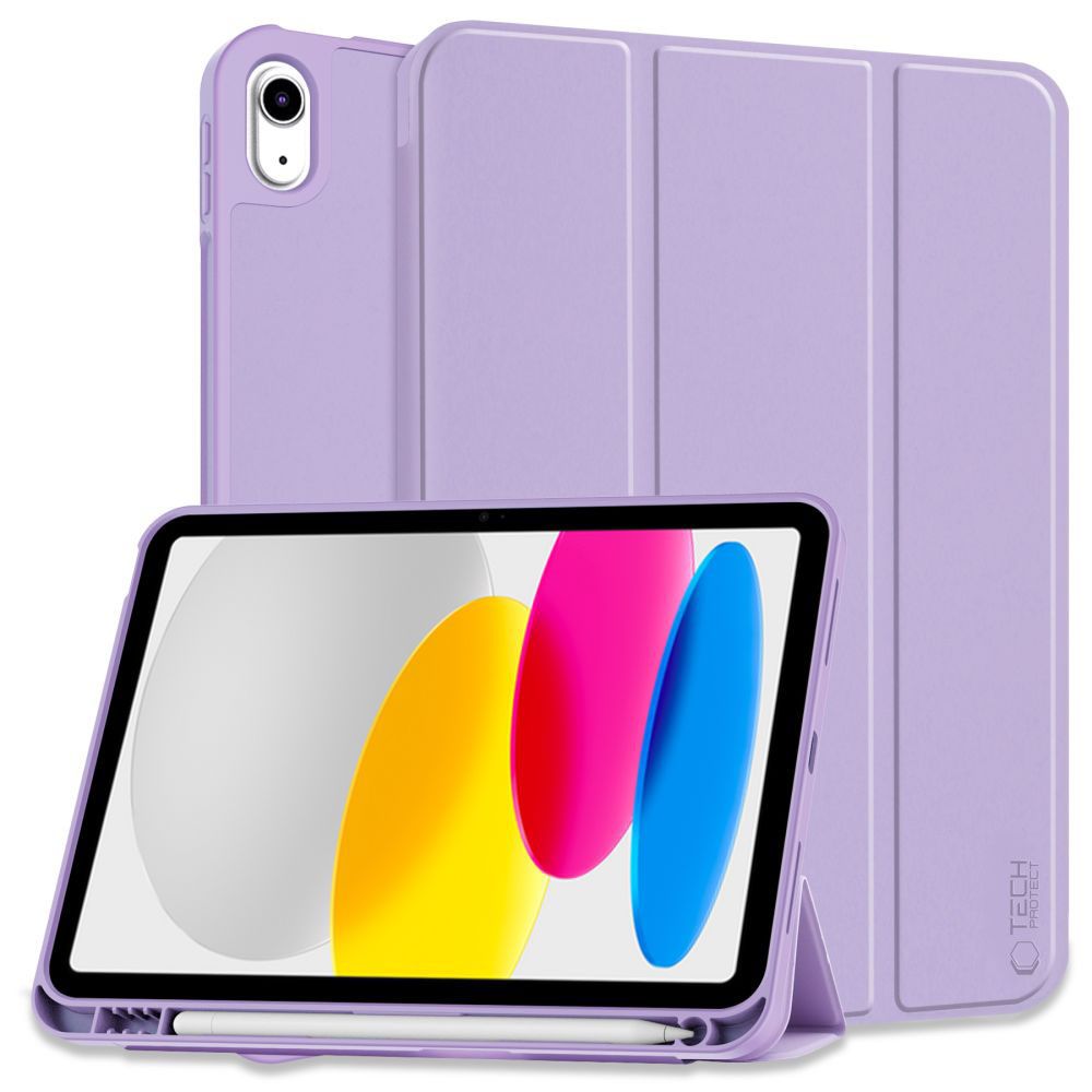 Tech-Protect SC Pen dėklas iPad 10.9 (2022) – violetinis -- iPad 10.9" 2022