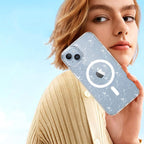 Tech-Protect MagSafe dėklas iPhone 13/14 – skaidrus blizgus -- iPhone 13