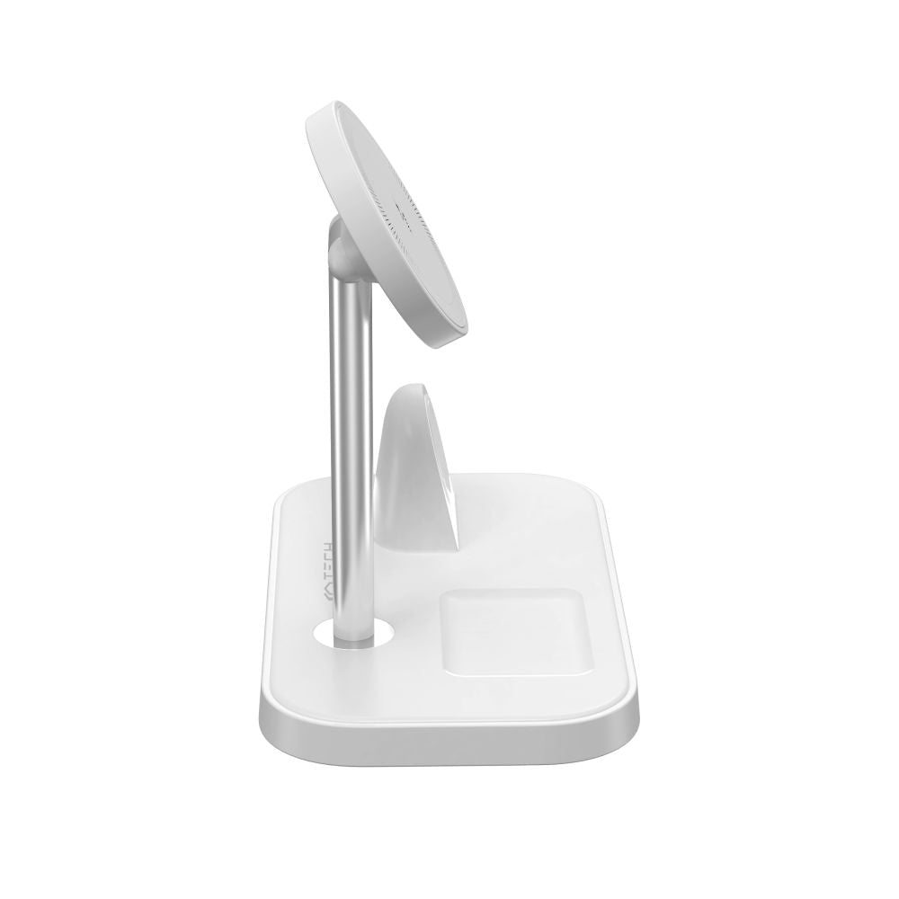 Tech-Protect Indukcinis įkroviklis QI15W-A22 MagSafe su 3in1 MagSafe stovu išmaniajam telefonui / Apple Watch / AirPods -...