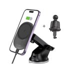 Tech-Protect Automobilinis telefono laikiklis MM15W-V1 su MagSafe 15W belaidžiu įkrovikliu prietaisų skydeliui / oro...