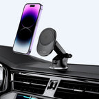 Tech-Protect Automobilinis telefono laikiklis MM15W-V1 su MagSafe 15W belaidžiu įkrovikliu prietaisų skydeliui / oro...