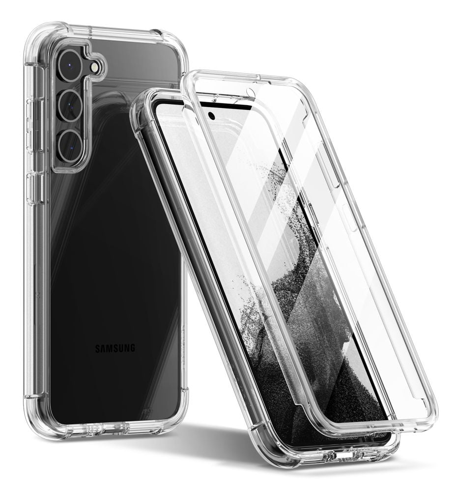 Tech-Protect Kevlar dėklas Samsung Galaxy S23+ – skaidrus -- Samsung Galaxy S23+