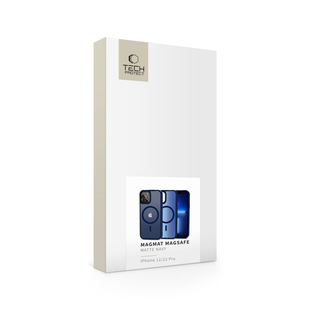 Tech-Protect MagMat MagSafe dėklas iPhone 12/12 Pro – mėlynas -- iPhone 12