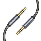 Tech-Protect UltraBoost kabelis 3,5 mm mini lizdas / 3,5 mm mini lizdas 1,5 m - juodas -- Audio Cables