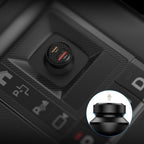 Tech-Protect Automobilinis įkroviklis CC45W USB-C PD 45W / USB-A QC 3.0 - juodas -- Cell phone chargers