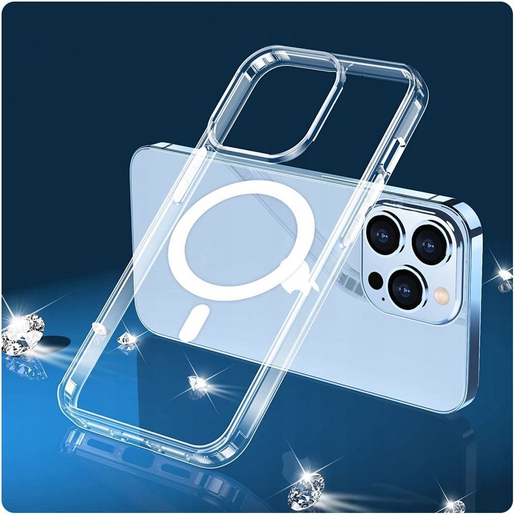 Skaidrus Tech-Protect FlexAir MagSafe dėklas Galaxy S22 -- Samsung Galaxy S22
