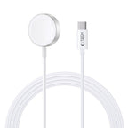 Tech-Protect UltraBoost Magnetinis indukcinis įkroviklis su USB-C jungtimi, skirtas Apple Watch, 1.2m - baltas -- Apple Watch