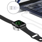 Tech-Protect UltraBoost Magnetinis indukcinis įkroviklis su USB-A jungtimi, skirtas Apple Watch, 1.2m - baltas -- Apple Watch