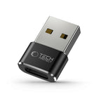 Tech-Protect UltraBoost USB-A (vyriškas) / USB-C (moteriškas) adapteris – juodas -- USB Adapters