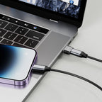 Tech-Protect UltraBoost USB-A (vyriškas) / USB-C (moteriškas) adapteris – juodas -- USB Adapters