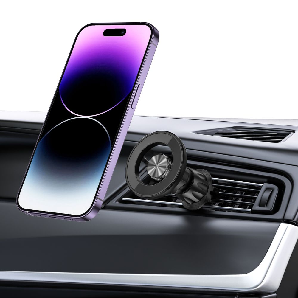 Tech-Protect N54 automobilinis telefono laikiklis su MagSafe oro grotelių angai - juodas -- Cell phone holders