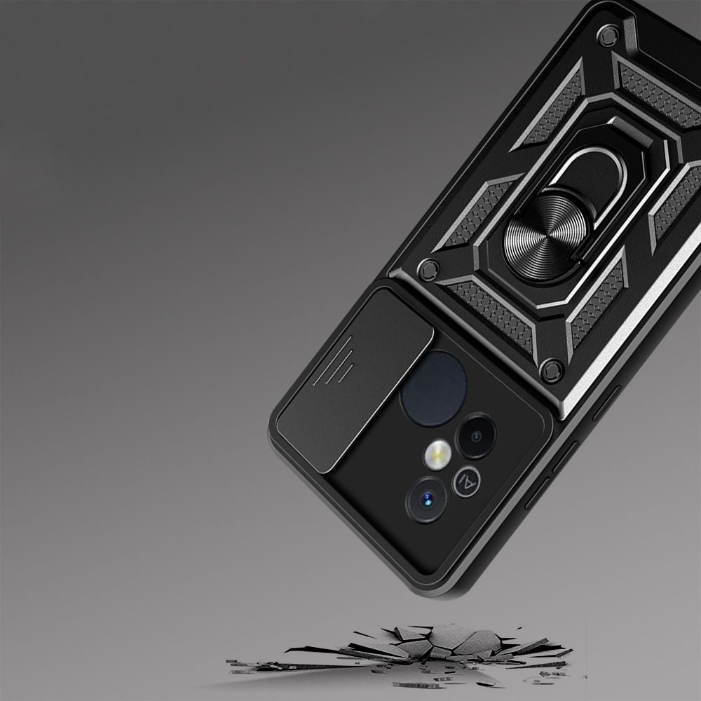 Tech-Protect CamShield Pro dėklas Redmi 12C – juodas -- Xiaomi Redmi 12C