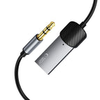 Tech-Protect UltraBoost garso adapteris mini jack 3,5 mm (kištukas) / Bluetooth – pilkas -- Audio Adapters