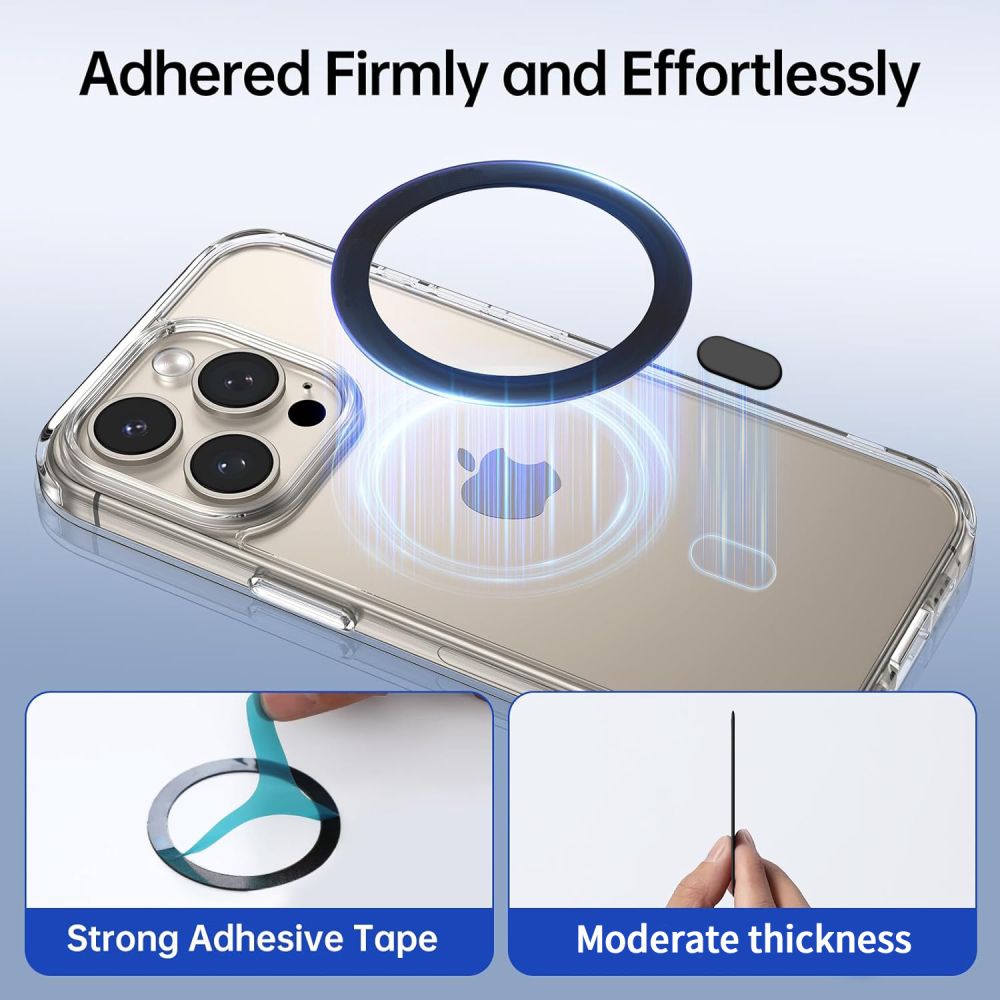 Tech-Protect MagMat MagSafe magnetinis žiedas – baltas -- Others