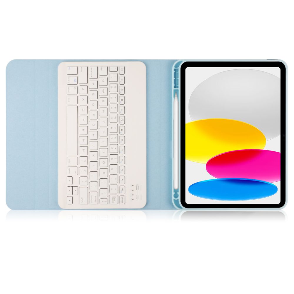 Tech-Protect SC Pen dėklas su klaviatūra iPad 10.9" (2022) – melsvas -- iPad 10.9" 2022