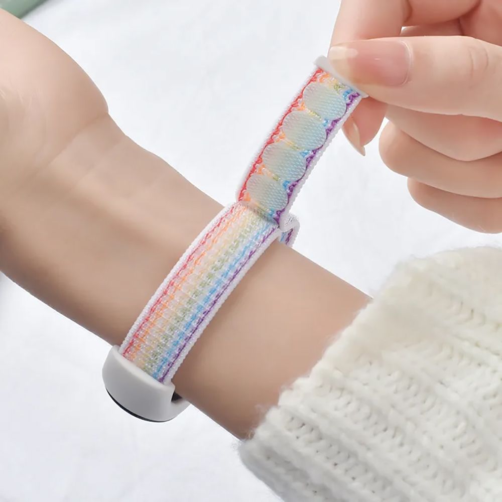 Tech-Protect nailoninis dirželis, skirtas Xiaomi Smart Band 8/8 NFC – juodas -- Xiaomi Smart Band 8