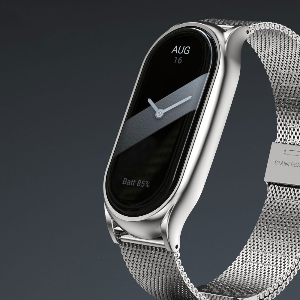 Tech-Protect MilaneseBand dirželis, skirtas Xiaomi Smart Band 8/8 NFC - juodas -- Xiaomi Smart Band 8