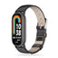 Tech-Protect Leatherfit dirželis, skirtas Xiaomi Smart Band 8/8 NFC - juodas -- Xiaomi Smart Band 8