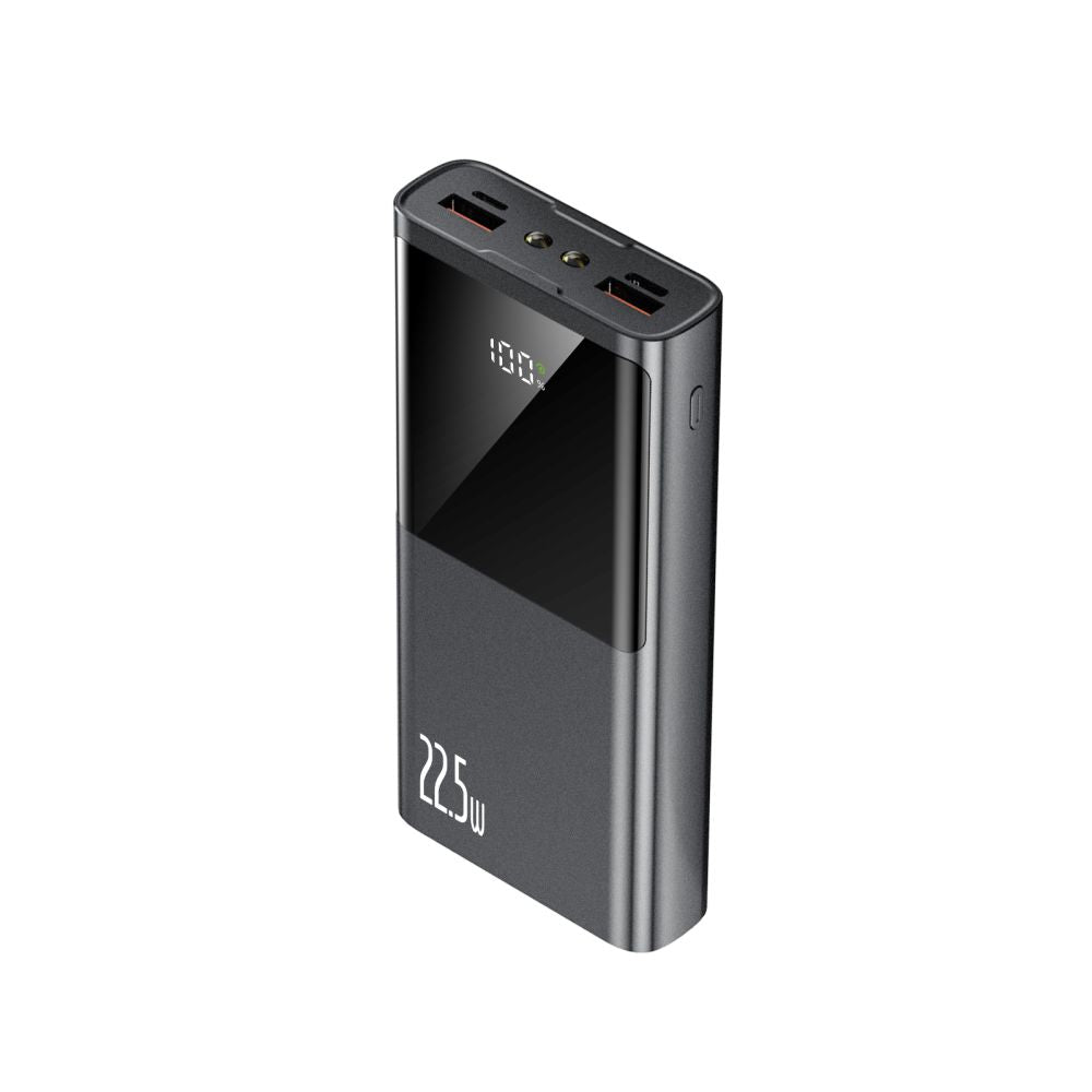 Tech-Protect Išorinė baterija PB13 20000mAh 22.5W 2x USB-A / USB-C / Lightning su USB-C / USB-A laidu - pilkas -- Powerbanks