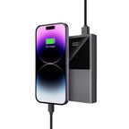 Tech-Protect Išorinė baterija PB13 20000mAh 22.5W 2x USB-A / USB-C / Lightning su USB-C / USB-A laidu - pilkas -- Powerbanks