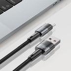 Tech-Protect UltraBoost USB-C / USB-C laidas 66W 6A 1m - pilkas -- Cell phone cables
