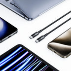 Tech-Protect UltraBoost USB-C / USB-C PD laidas 60W 3A 0.25m - pilkas -- Cell phone cables