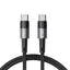 Tech-Protect UltraBoost USB-C / USB-C PD laidas 60W 3A 1m - pilkas -- Cell phone cables