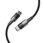 Tech-Protect UltraBoost USB-C / USB-C PD laidas 60W 3A 1m - pilkas -- Cell phone cables