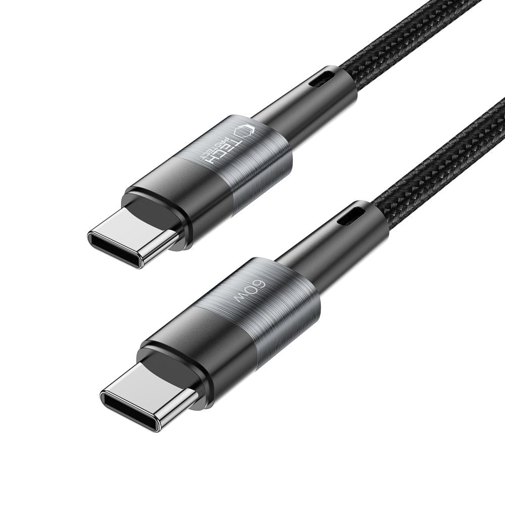 Tech-Protect UltraBoost USB-C / USB-C PD 60W 3A laidas 2m - pilkas -- Cell phone cables
