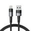 Tech-Protect UltraBoost Lightning / Lightning laidas 12W 2.4A 1m - pilkas -- Cell phone cables