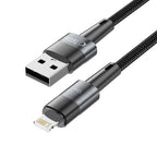 Tech-Protect UltraBoost Lightning / Lightning laidas 12W 2.4A 2m - pilkas -- Cell phone cables