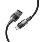 Tech-Protect UltraBoost Lightning / Lightning laidas 12W 2.4A 2m - pilkas -- Cell phone cables