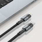 Tech-Protect UltraBoost Lightning / USB-C PD 20W 3A laidas 2m - pilkas -- Cell phone cables