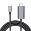 Tech-Protect UltraBoost USB-C / HDMI 4K 60Hz kabelis 2m - juodas -- Video Cables