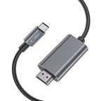 Tech-Protect UltraBoost USB-C / HDMI 4K 60Hz kabelis 2m - juodas -- Video Cables