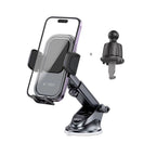 Tech-Protect Automobilinis telefono laikiklis V6 prietaisų skydeliui / oro angai - juodas -- Cell phone chargers