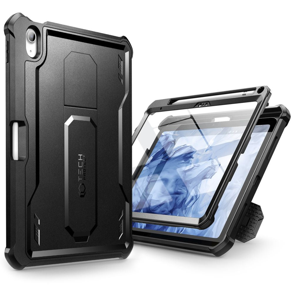 Tech-Protect Kevlar Pro dėklas iPad 10.9 2022 – juodas -- iPad 10.9" 2022