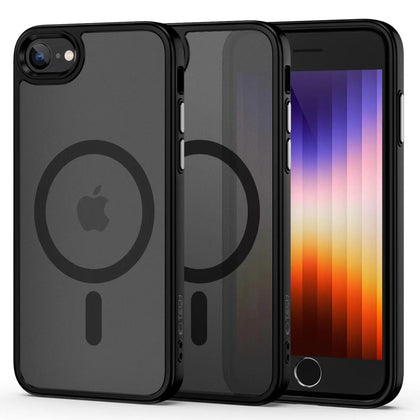 Tech-Protect MagMat MagSafe Dėklas, skirtas iPhone 7 / 8 / SE 2020 / 2022 - matinė juoda -- iPhone 7 / iPhone 8 / iPhone...