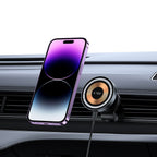 Tech-Protect Automobilinis telefono laikiklis MM15W-V5 su MagSafe 15W indukciniu įkrovikliu oro angai - juodas -- Cell...