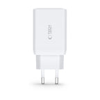 Tech-Protect C65W įkroviklis 2x USB-C PD 65W / USB-A QC 3.0 - baltas -- Cell phone chargers