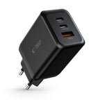 Tech-Protect C65W įkroviklis 2x USB-C PD 65W / USB-A QC 3.0 - juodas -- Cell phone chargers