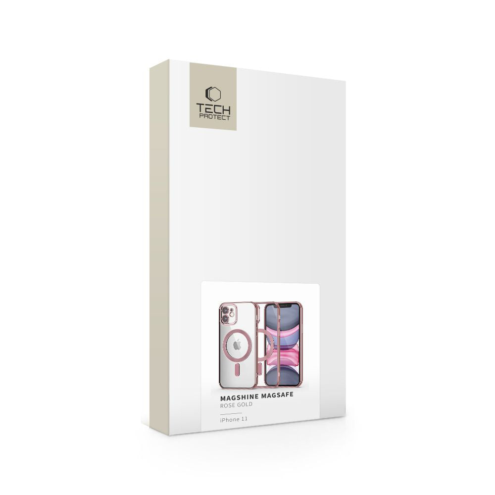 Tech-Protect MagShine MagSafe dėklas iPhone 11 – rožinis -- iPhone 11