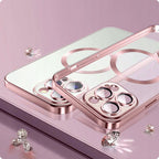Tech-Protect MagShine MagSafe dėklas iPhone 13 – rožinis -- iPhone 13