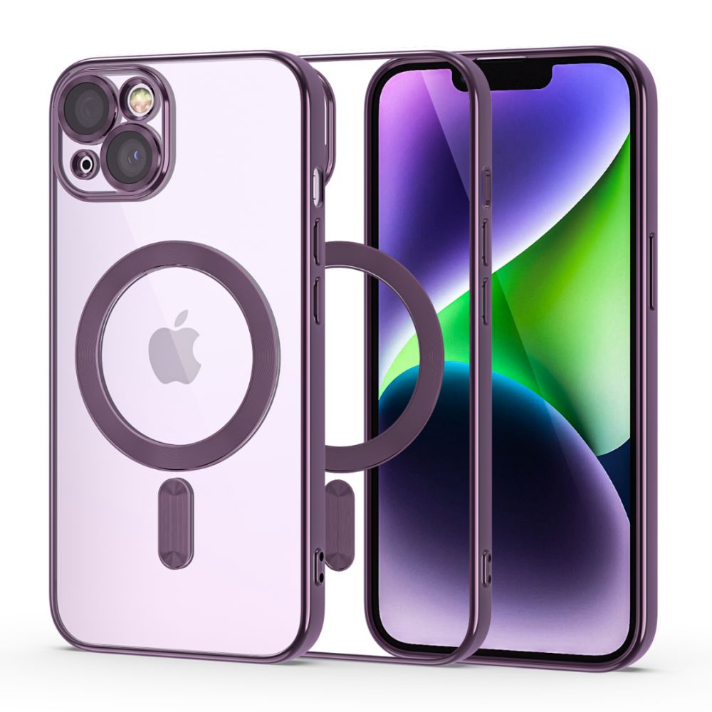 Tech-Protect MagShine MagSafe dėklas iPhone 14 – violetinis -- iPhone 14