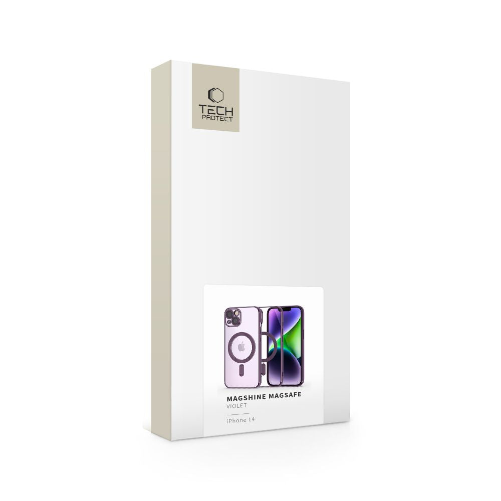 Tech-Protect MagShine MagSafe dėklas iPhone 14 – violetinis -- iPhone 14