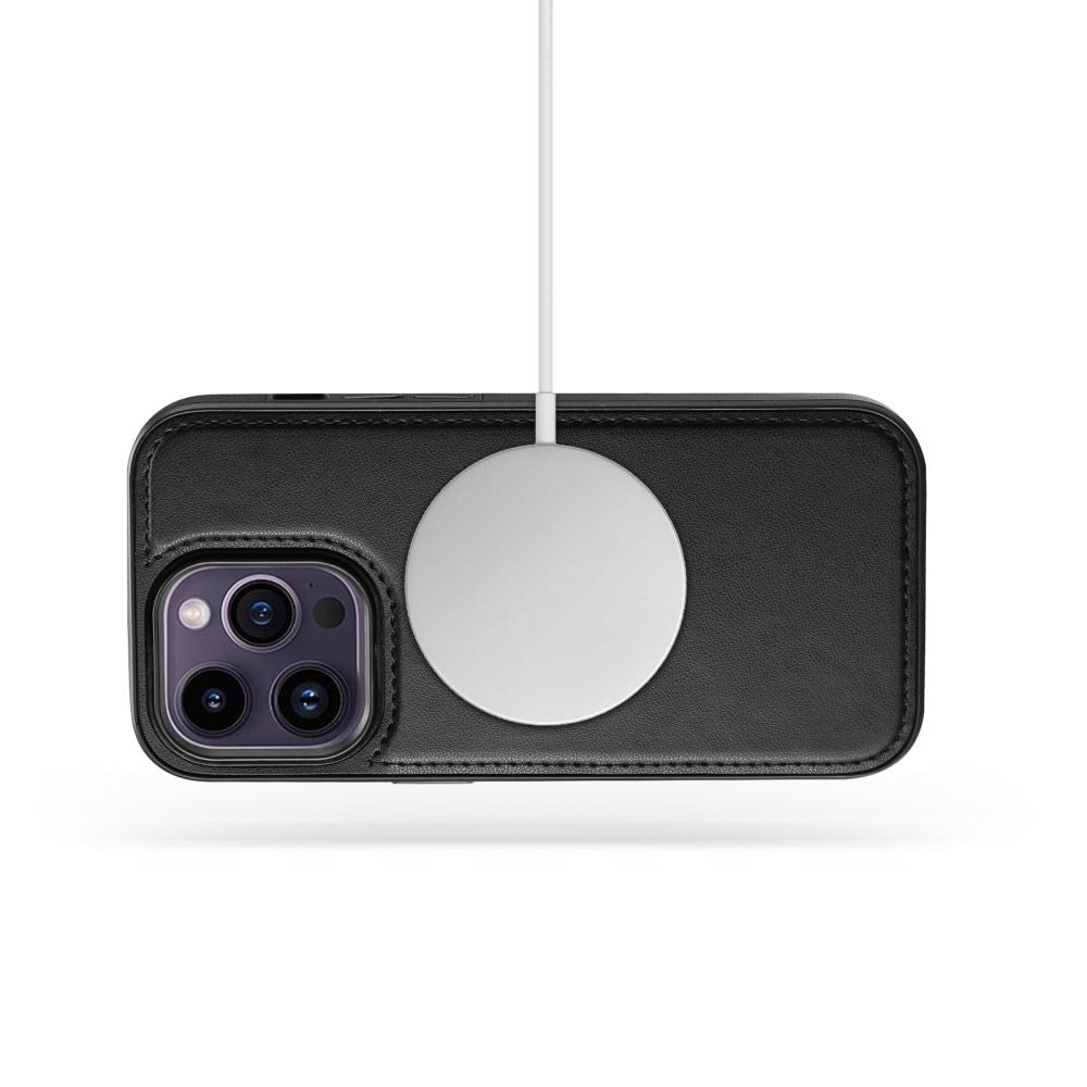 Tech-Protect Wallet MagSafe dėklas iPhone 12/12 Pro – juodas -- iPhone 12