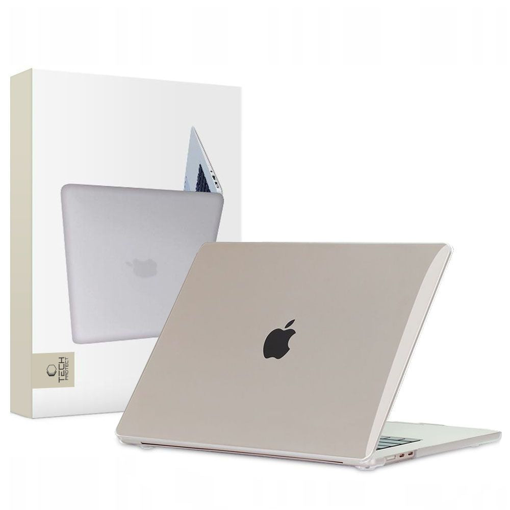 Tech-Protect SmartShell dėklas MacBook Air 15 – skaidrus -- MacBook Air 15" M2 / M3